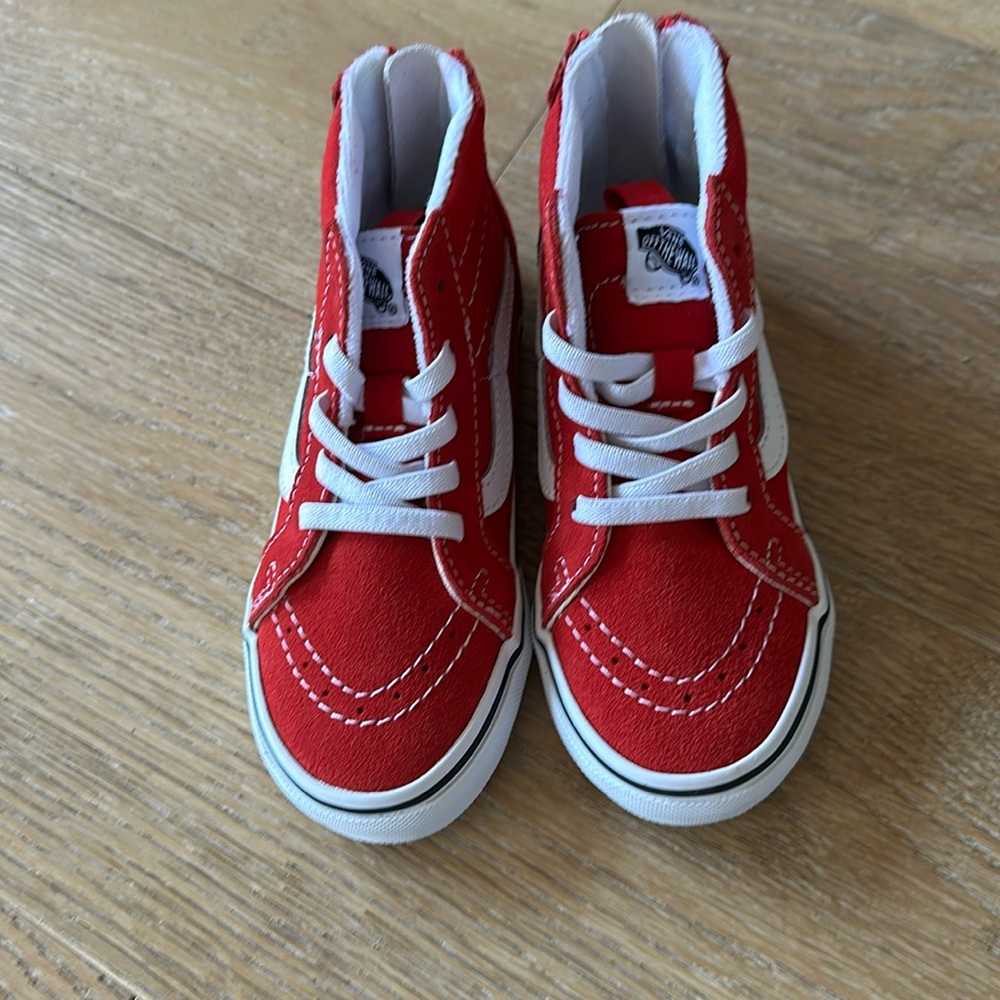 ***NEW*** high top RED Vans